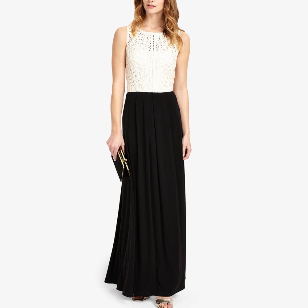 Bondia Full Length Dress Black/Champagne Dresses